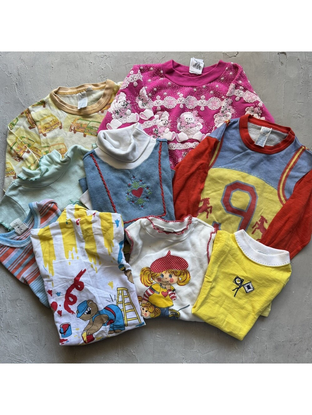 True Vintage 1950’S-70’S Mixed Kids Clothing Lot Wholesale Bundle 20 Pieces